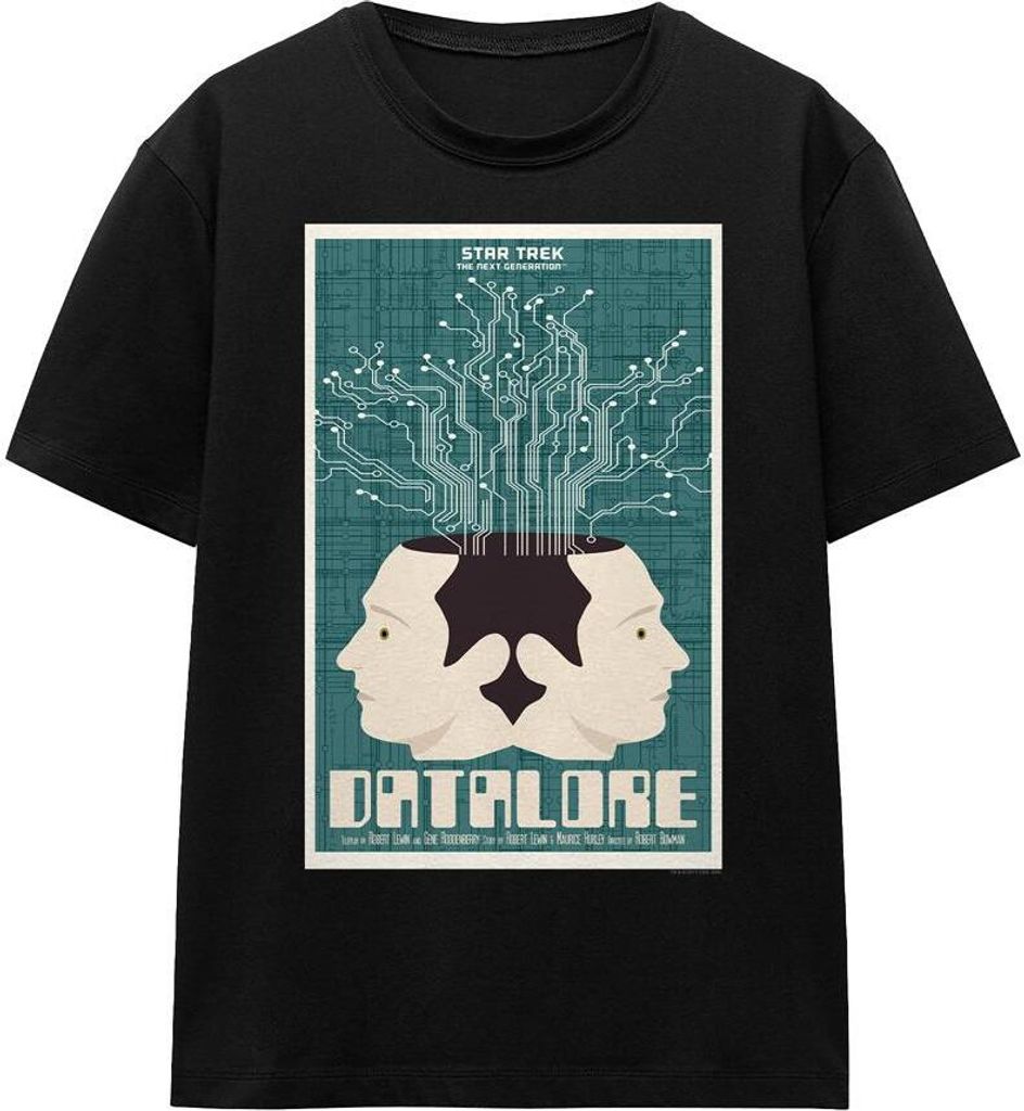 Star Trek - "The Next Generation Season 1 Episode 13" T-Shirt für Herren/Damen Uni TV16295 (XL) (Schwarz)