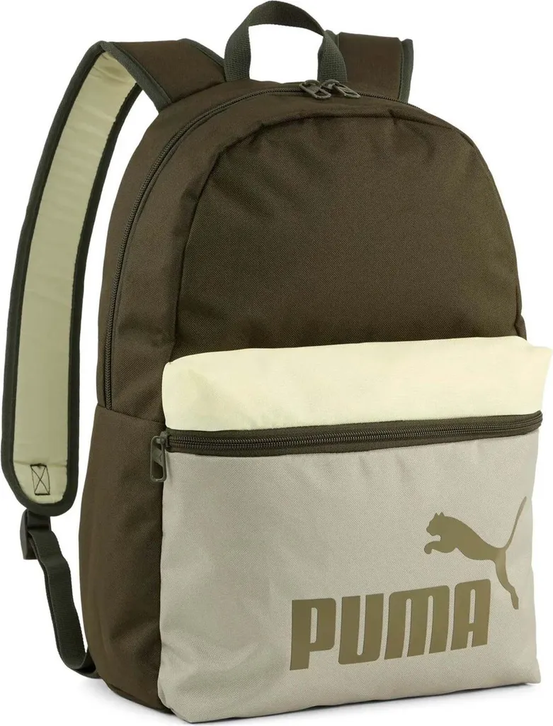 Zaino PUMA Phase Colorblock Verde Militare Dark Olive 22L Unisex