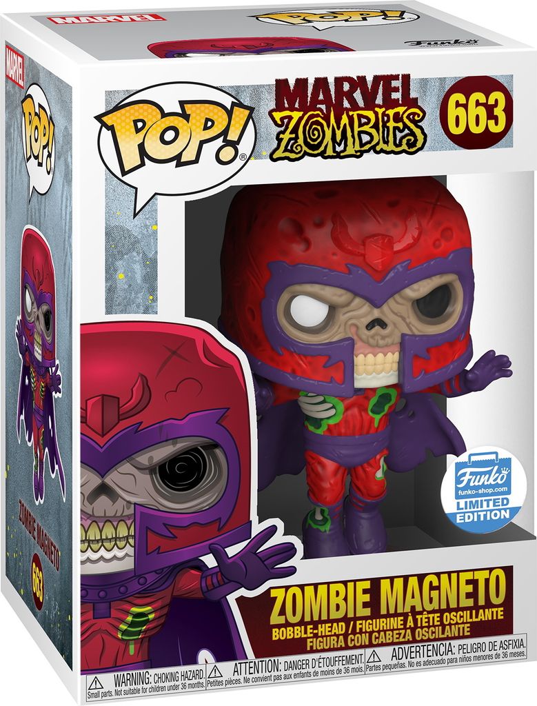 Marvel Zombies - Zombie Magneto 663 Shop Limited Edition - Funko Pop! - Vinyl Figur