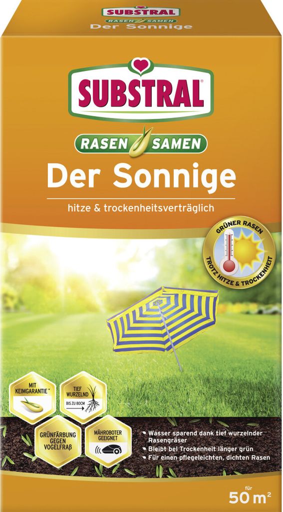 Substral Rasensamen Der Sonnige 1,125 kg für 50 m² Produktbild 