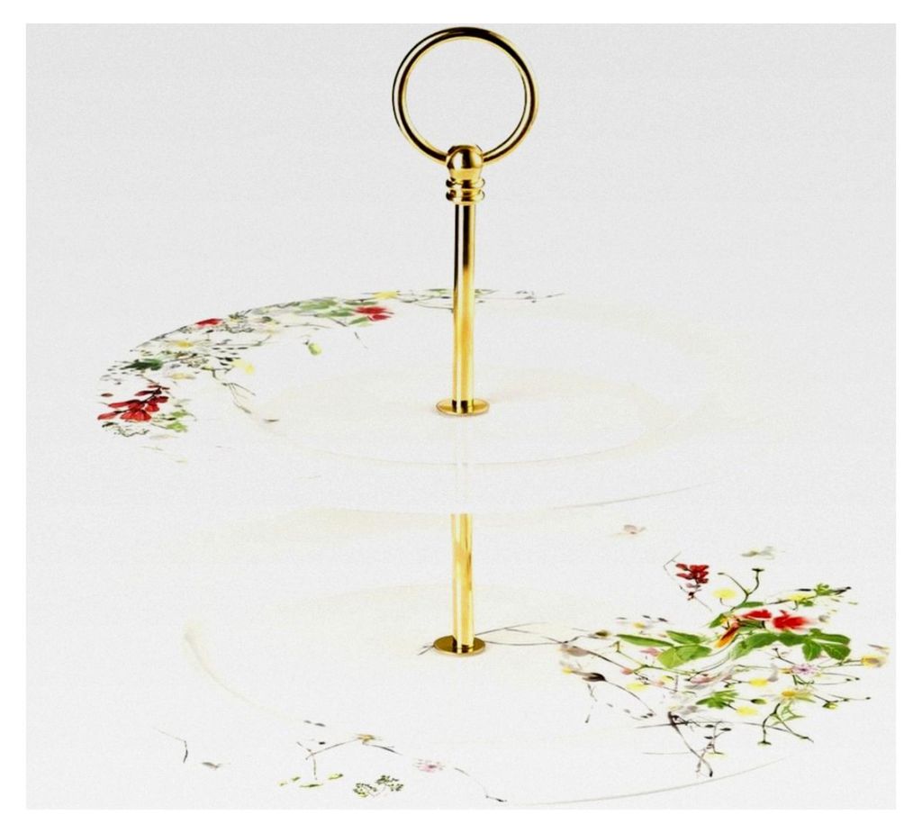 Etagere Fleurs Sauvages 2-teilig