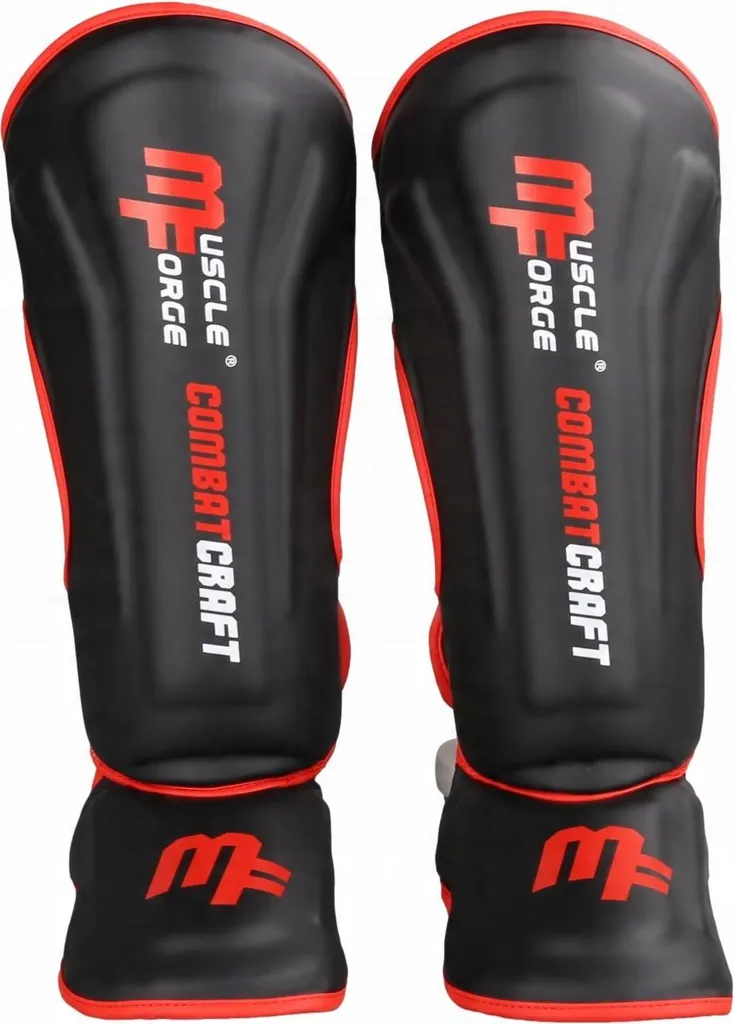 Protège-tibias de combat Martial Arts - Taille XL - Paire noire - 2