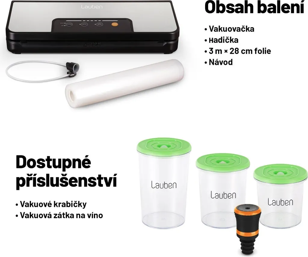Lauben Vacuum Sealer 60SB Nera - Sigillatrice Sottovuoto Design Retail - 10