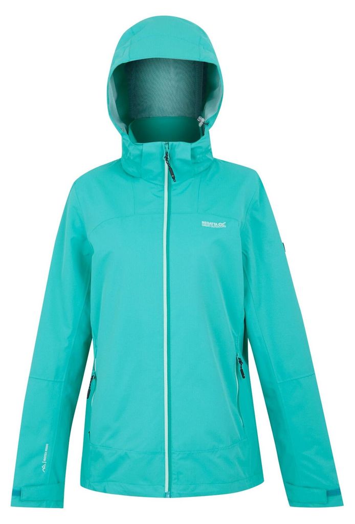 Regatta - "Oakhowe" Jacke, wasserfest für Damen RG11671 (36 DE) (Türkis)