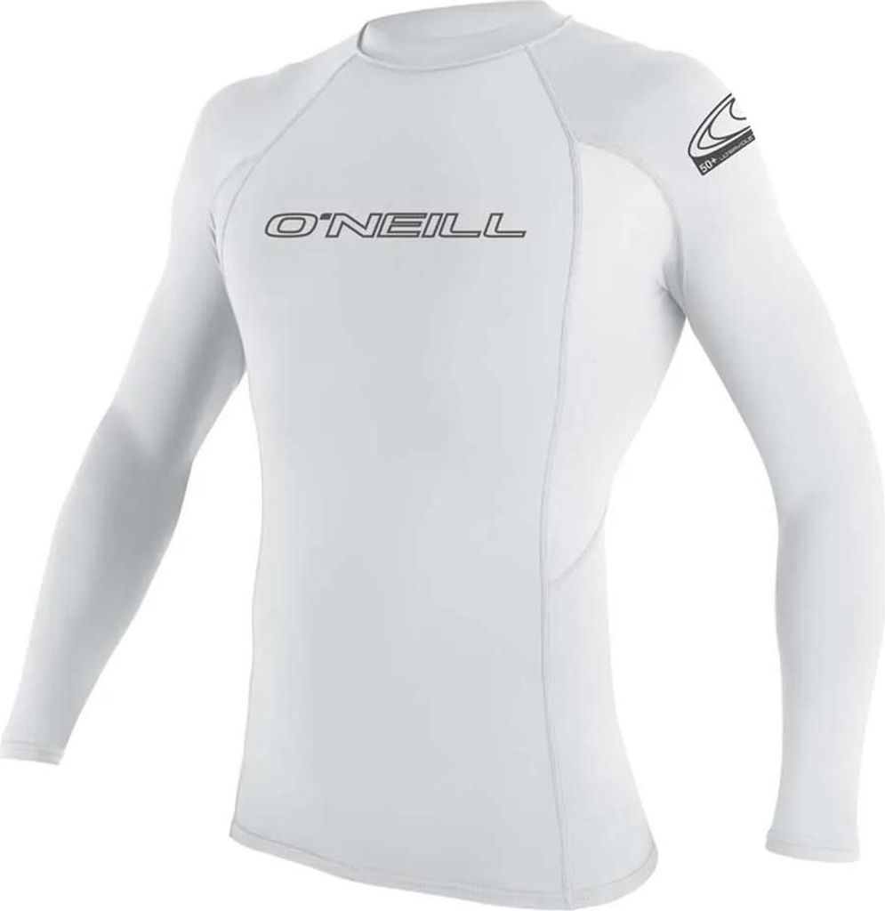 O´neill Wetsuits Basic Skins Crew Langarm-rash Guard Weiß S Produktbild 