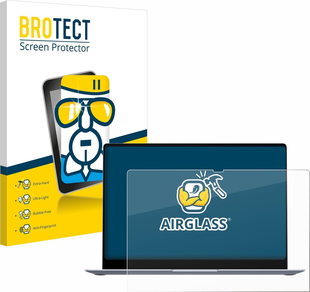 BROTECT Schutzglas für Samsung Galaxy Book4 Edge 15.6" Schutzfolie Panzer Folie Glas Display Schutz klar