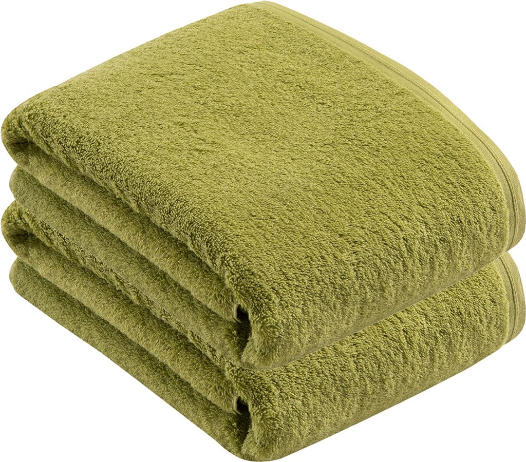 2er Pack Badetuch Vegan Life von der Marke Vossen 100 x 150 cm