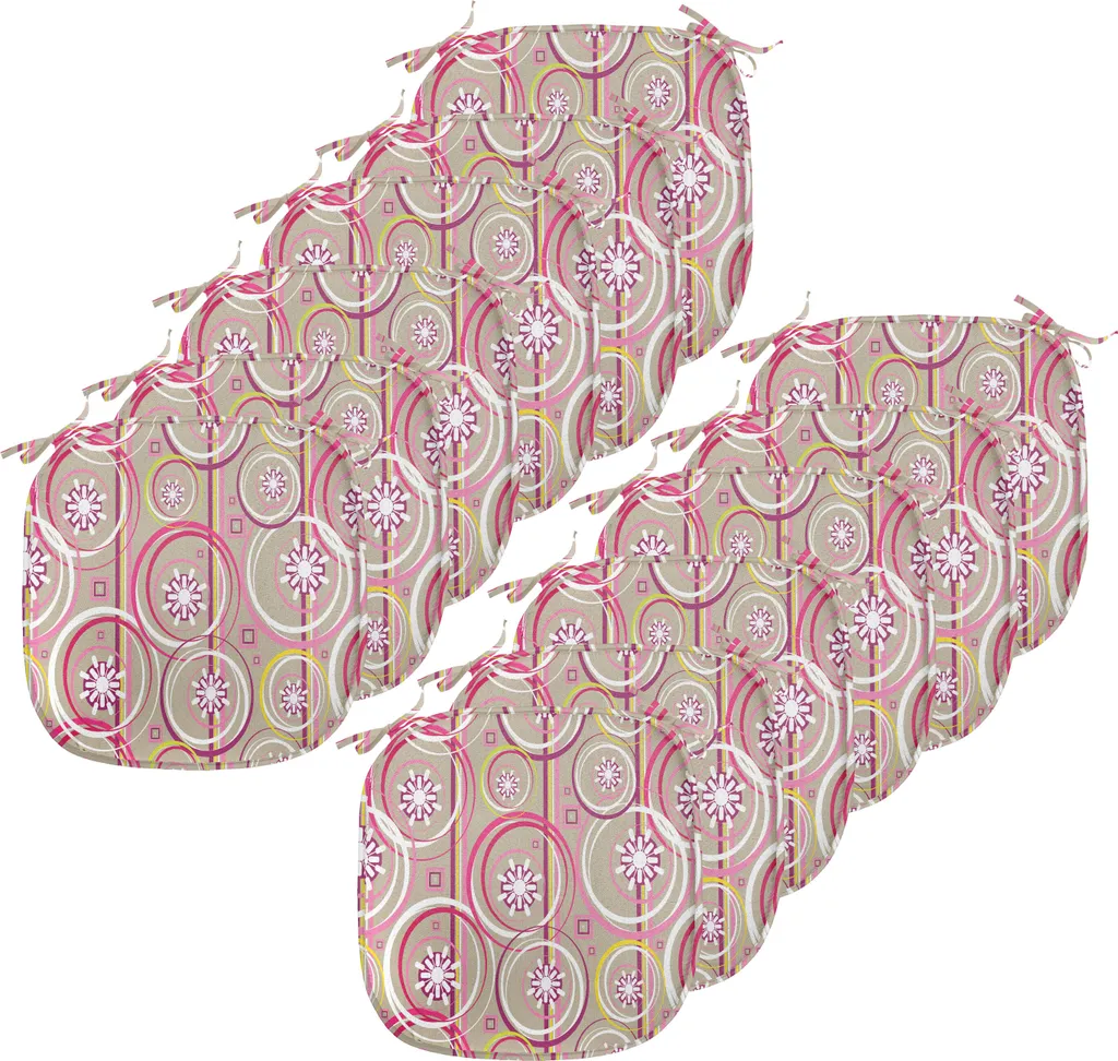 Set 12 Cuscini Decorativi Floreali ABAKUHAUS - Modern Retro Style