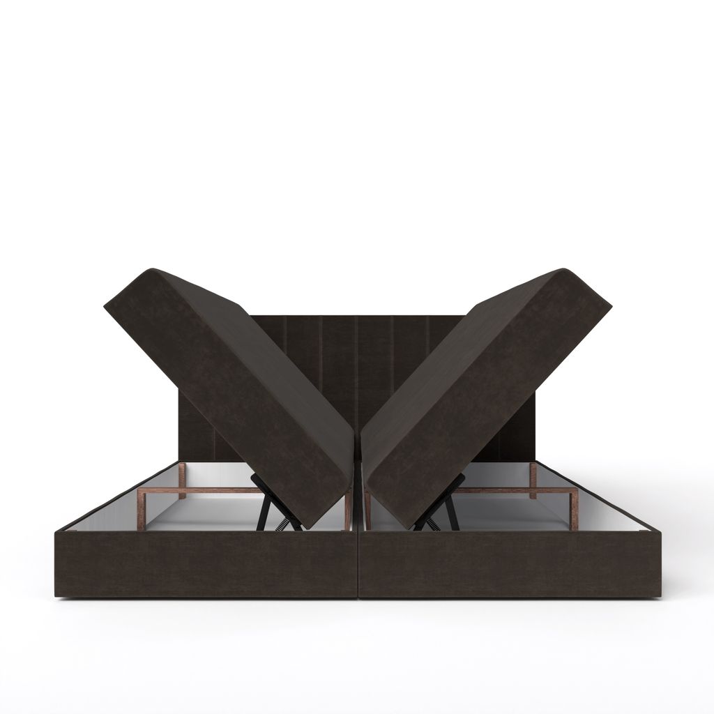 QLA Meubles Lit Boxspring Bergamo 200x200 avec 2 caissons Image du produit 
