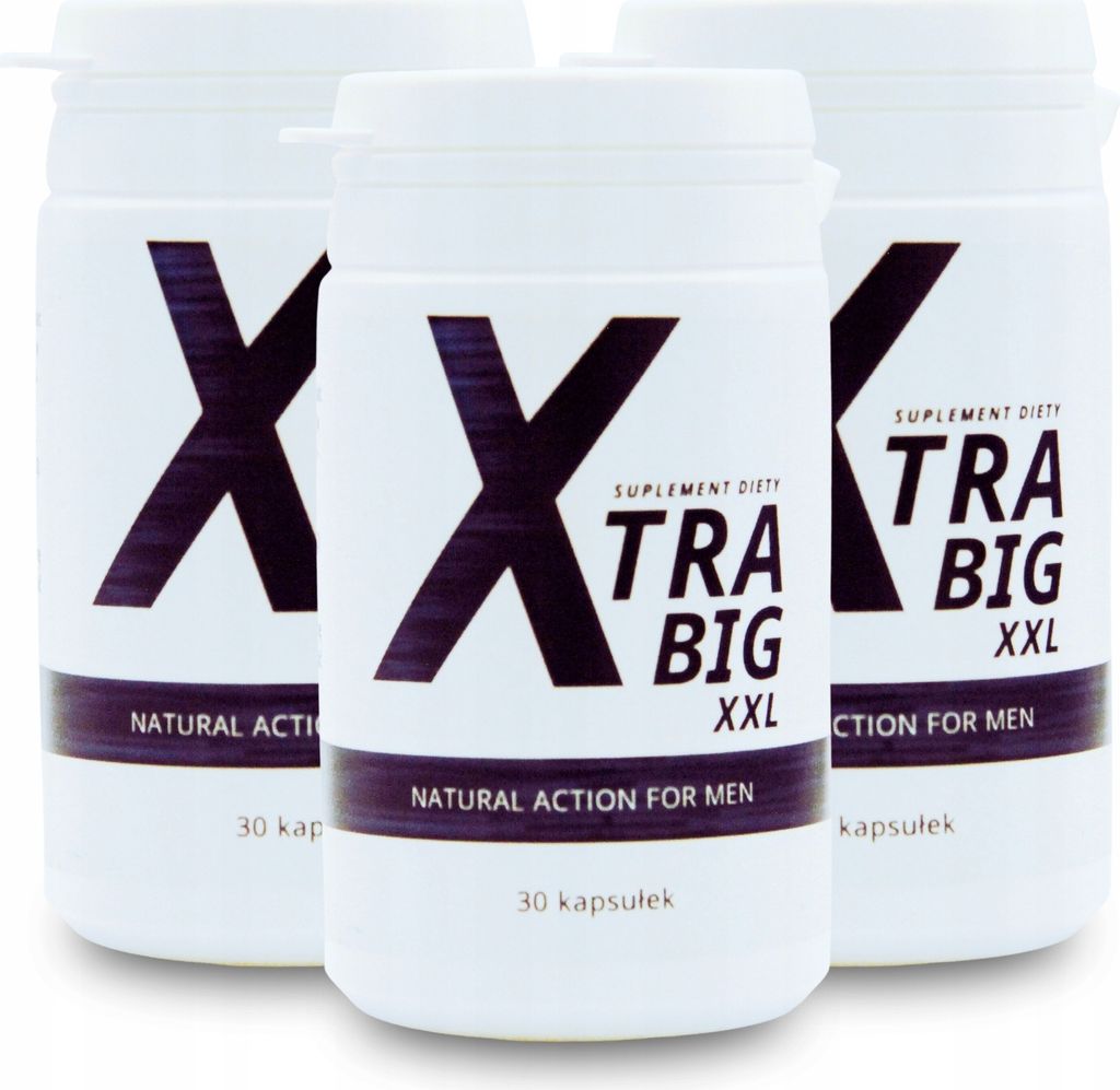 3X Xtrabig Xxl - 30 Kapseln Zur Steigerung Und Erhaltung Der Erektion