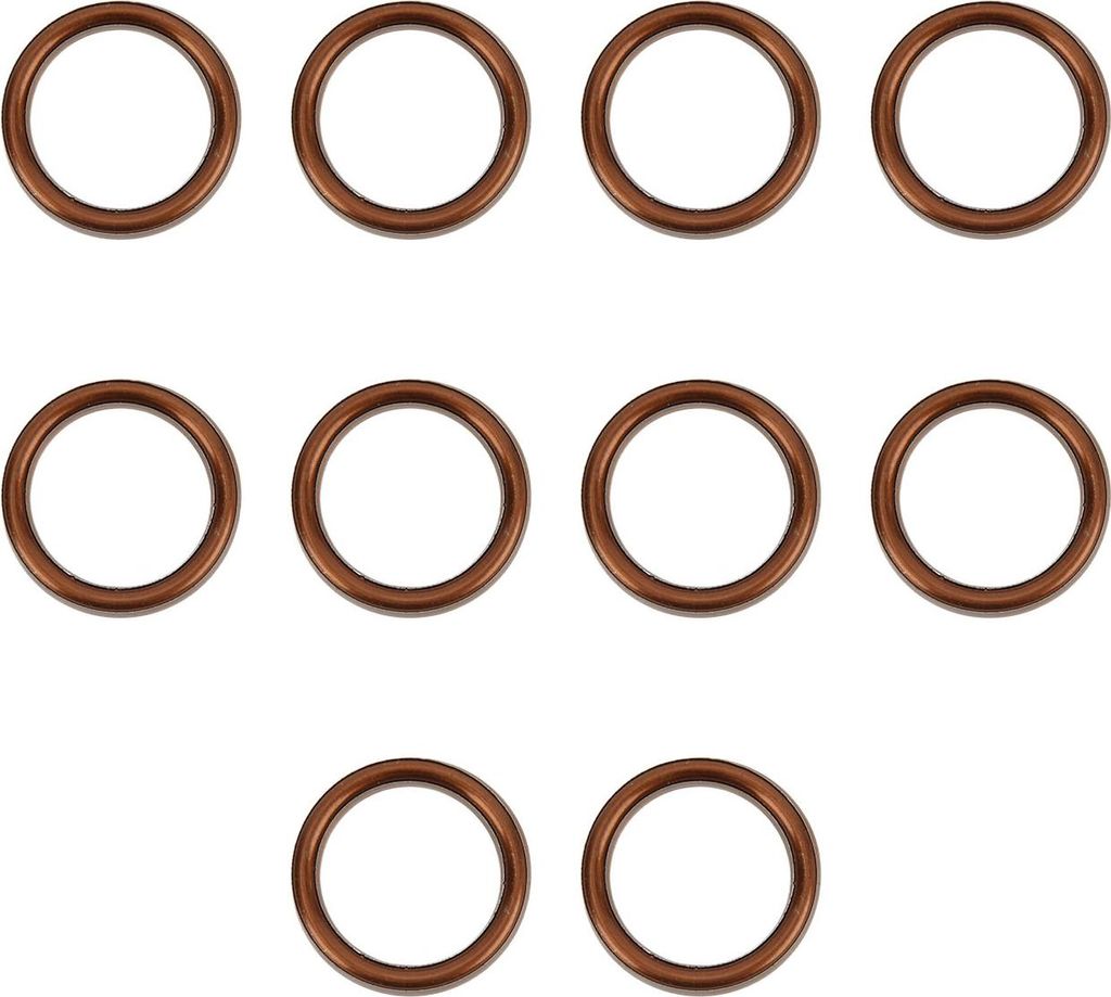 10 Stücke Auspuff -Crush -Dichtung Aluminium für XR50 CRF50 Chinese Pit Dirt Bike ATV