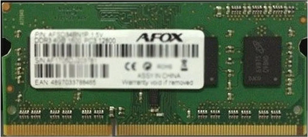 Module de mémoire AFOX SO-DIMM DDR3 8 Go 1600 MHz pour PC Portable PC12800