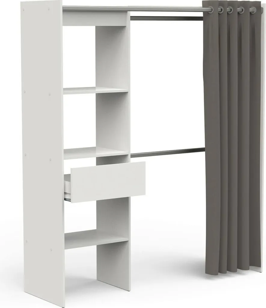 Armoire dressing 167x192 cm Serpentina pour optimiser une chambre