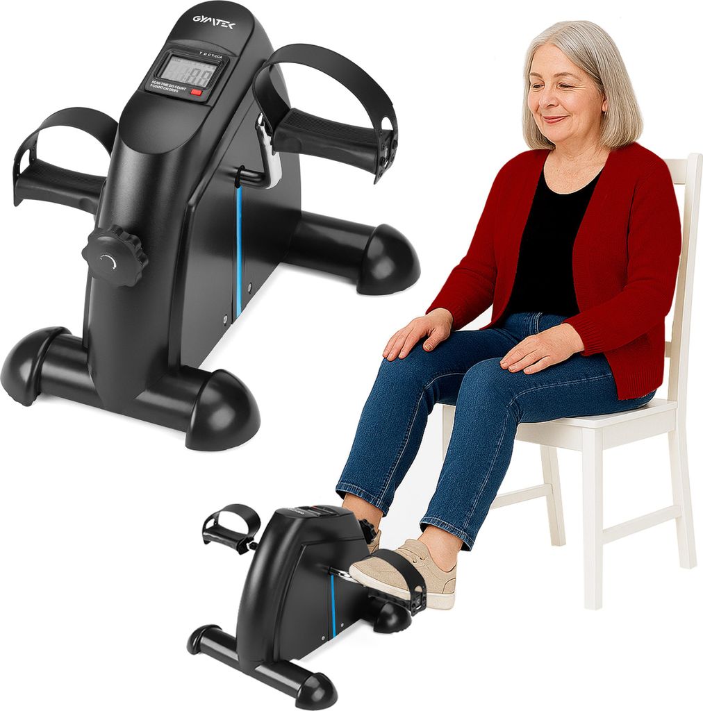 Gymtek® pedálový trenažér, minibike - LCD displej - Obrázek produktu 