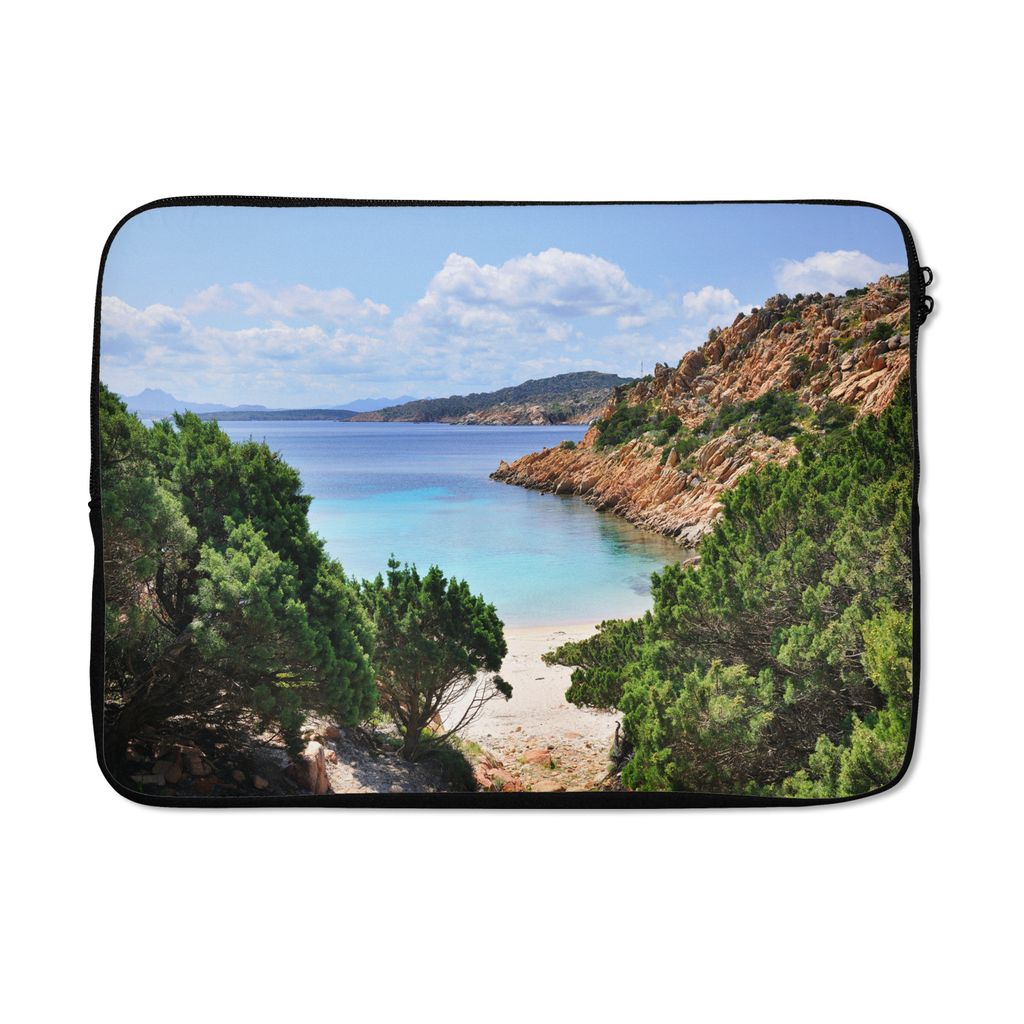 MuchoWow Laptop Hülle 13 Zoll Der Maddalena-Archipel Sardinien Laptoptasche - Laptophülle - Sleeve - Rundumschutz