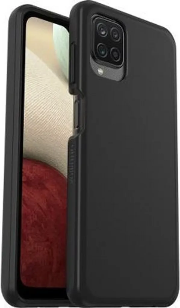 Coque Rigide Galaxy A12 OtterBox React - Noir Mat Résistant aux Chocs