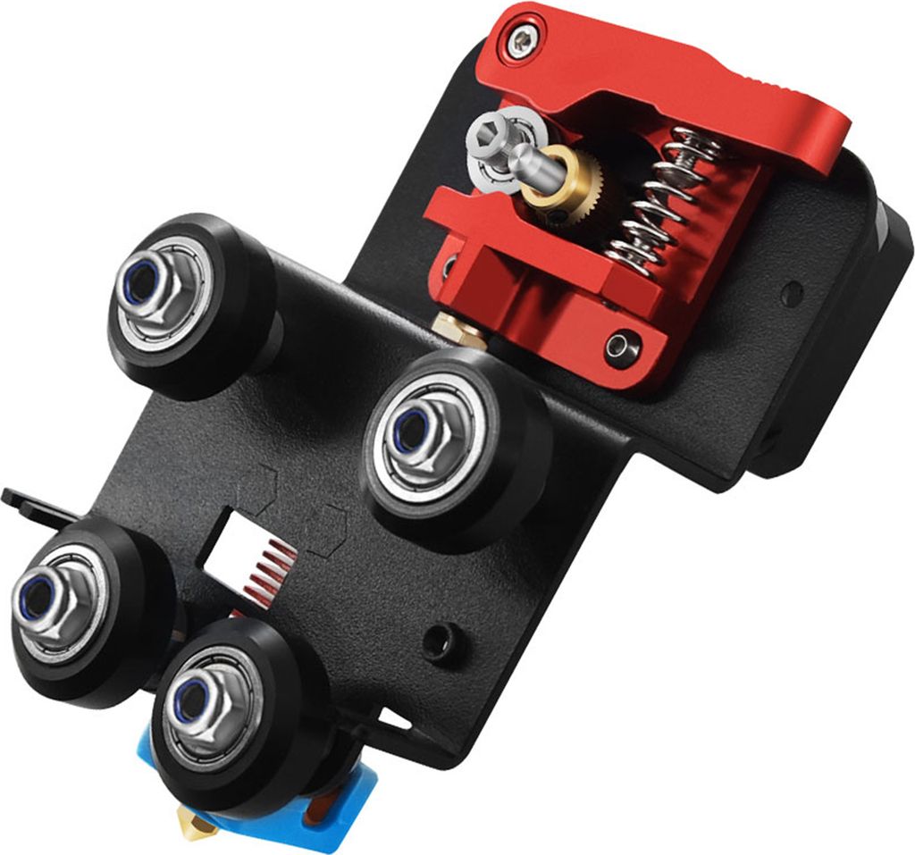 TWO TREES Upgrade-Kurzhub-Extrusionskit mit Hot-End-Druckkopfmotor, hintere Stue tzplatte mit Riemenscheibe, extrudierte Rue ckplatte, kompatibel m...