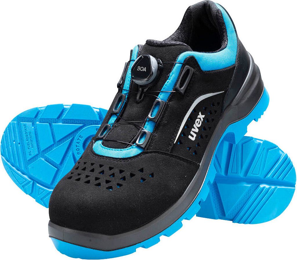 uvex unisex S1P Sicherheitsschuhe 2 xenova BOA 95582 schwarz Größe 47