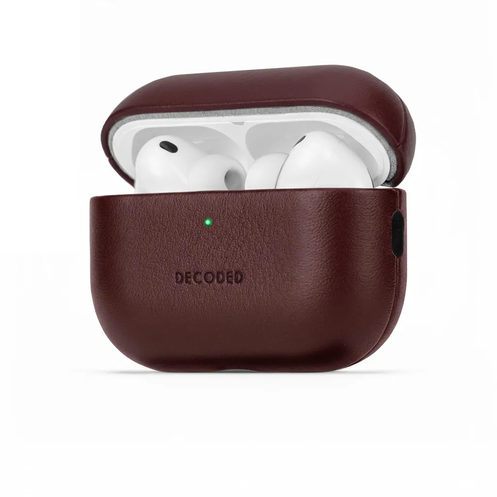 Étui AirPods Pro 3 compatible MagSafe en cuir résistant aux rayures