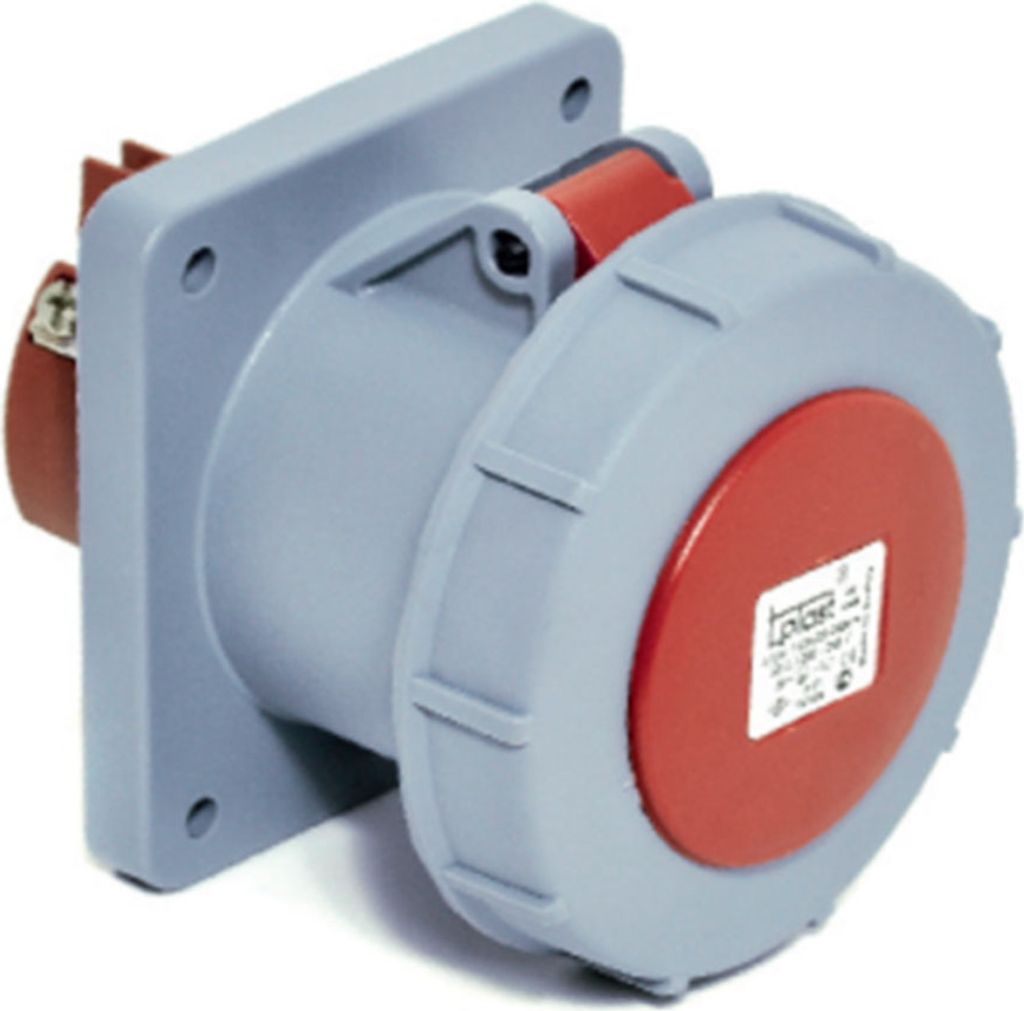 CEE Einbausteckdose gerade 5P 63A 400V IP67