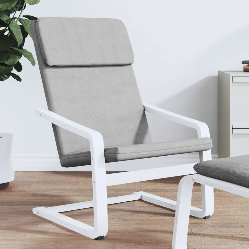 The Living Store reclinabile in tessuto grigio chiaro