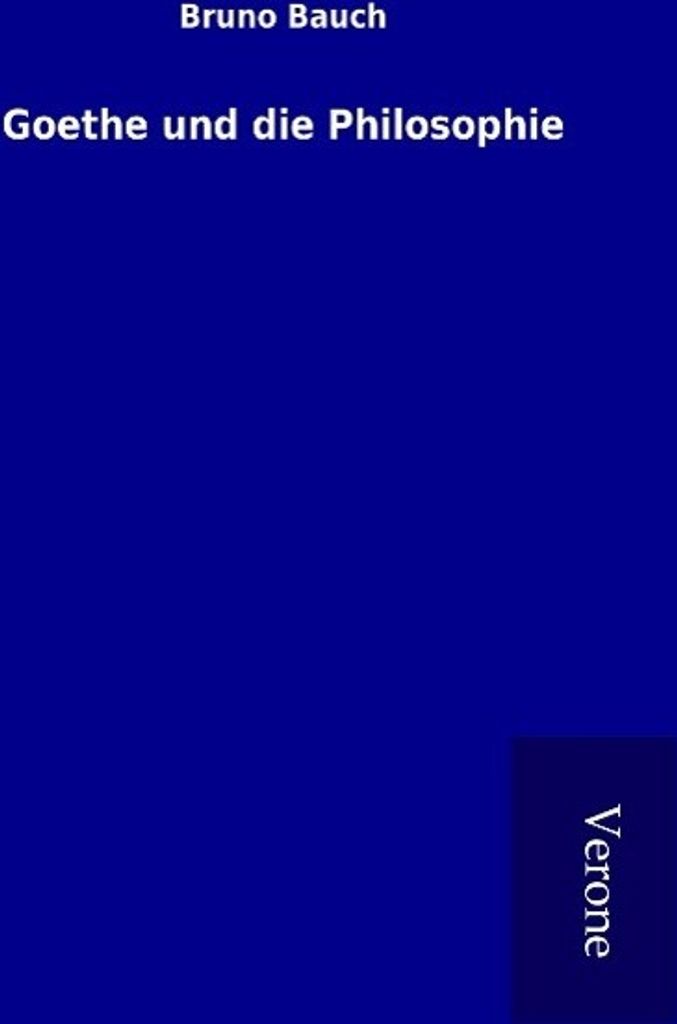 Goethe und die Philosophie