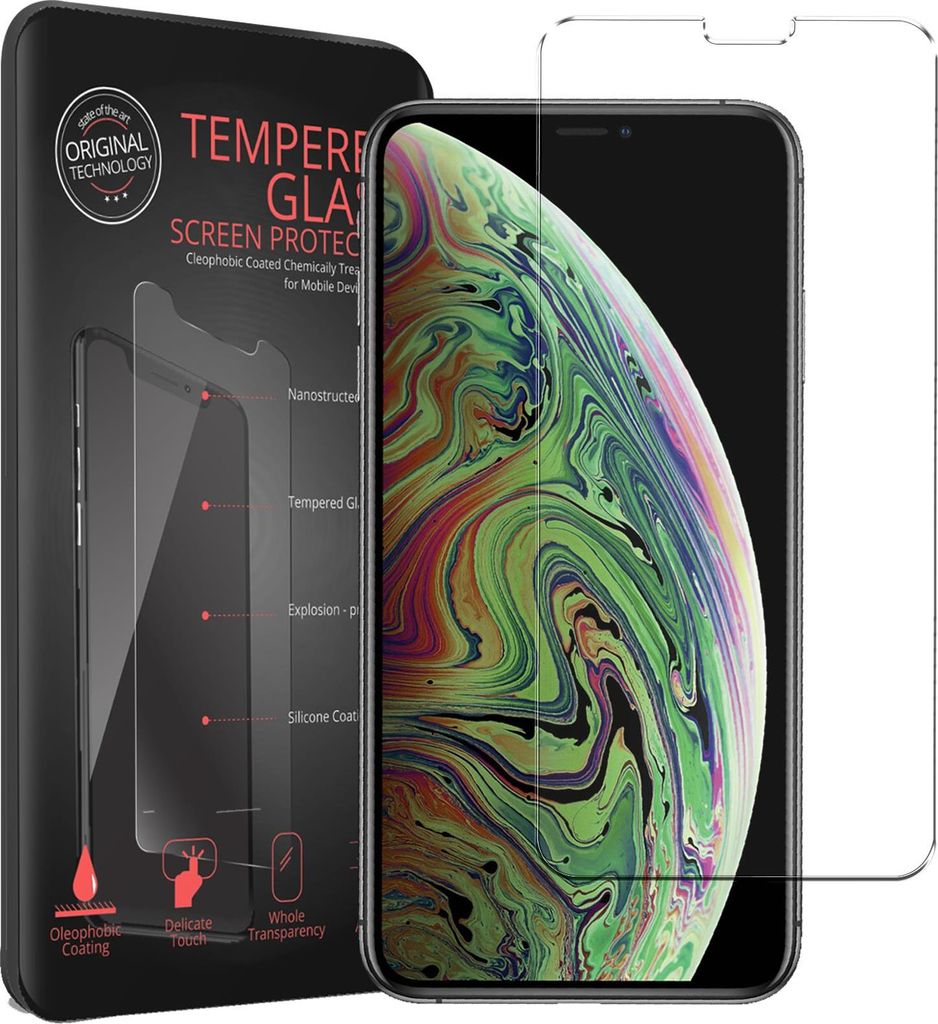 2x Panzerglas für Apple iPhone 11 Pro Max / XS Max Glas Folie Displayschutz Schutzfolie