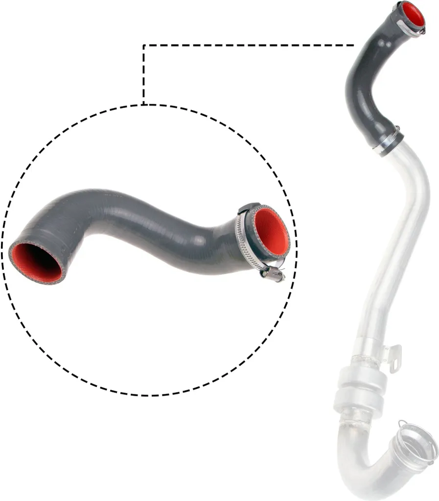 Durite de turbo pour Grand Scenic II et Megane II - Tuyau d'air 09-1311