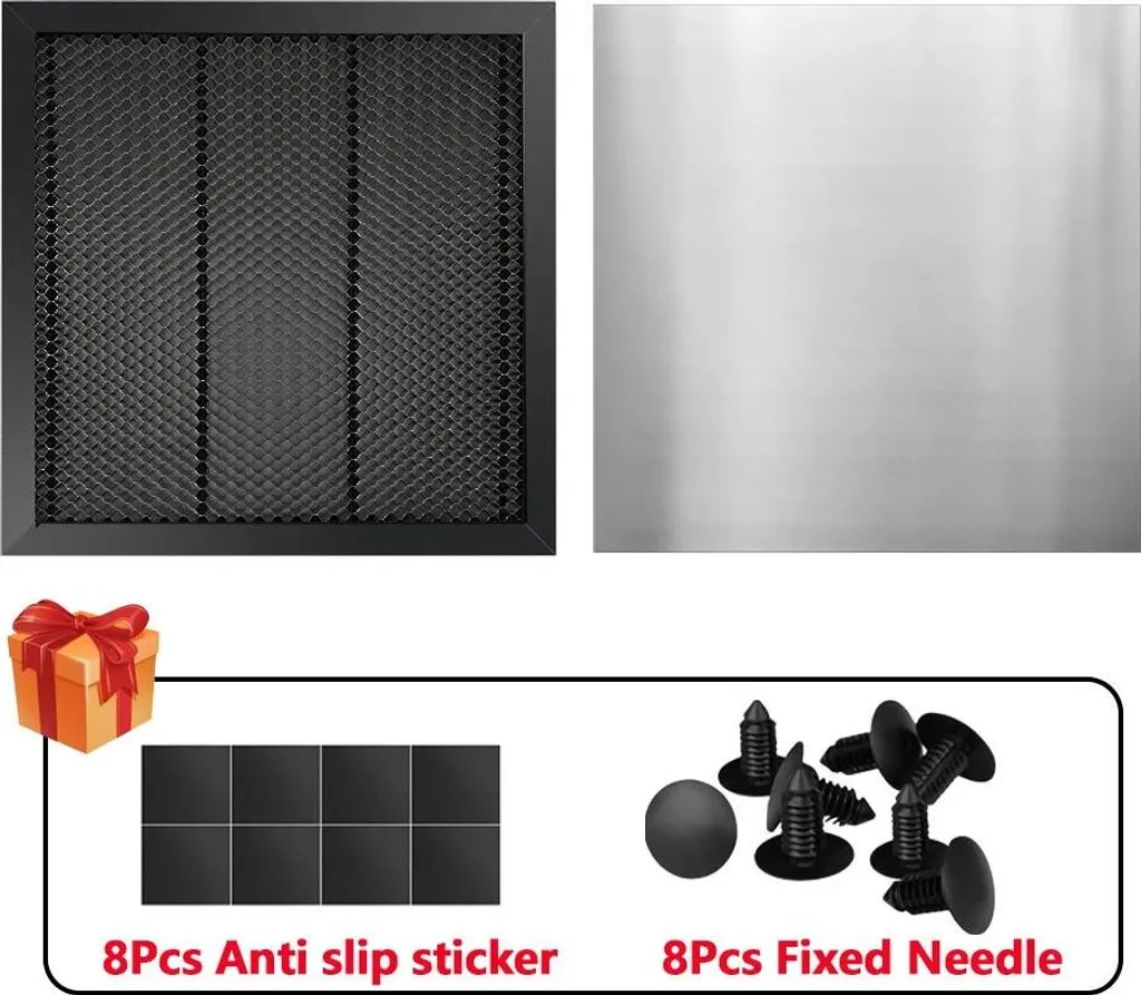 Table de Gravure Laser Nid d'Abeille 500x500mm pour Découpe Précise