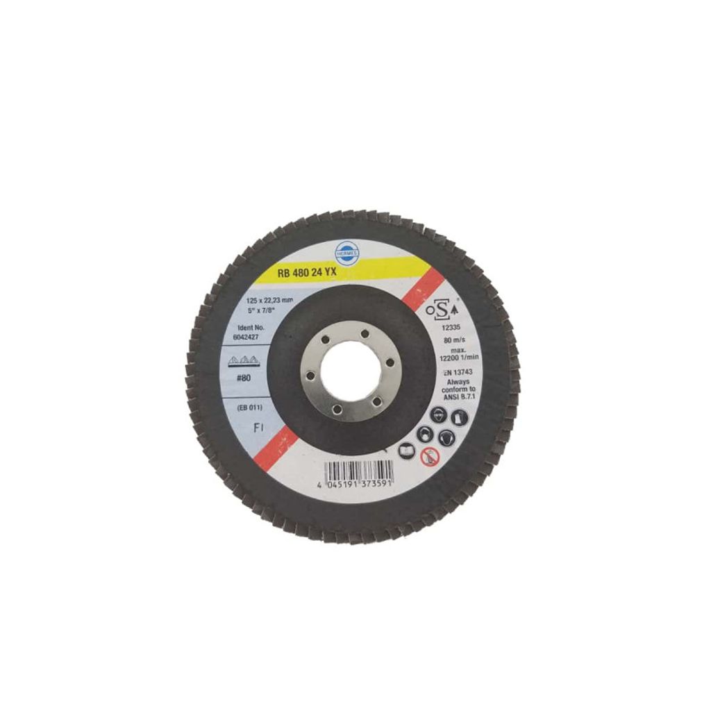 Lamellenschleifscheibe Zirkon HERMES - Korn 80 - 6042427