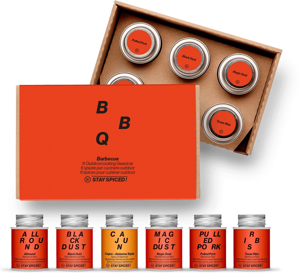 BARBECUE | Gewürz Set | 6er Geschenkbox