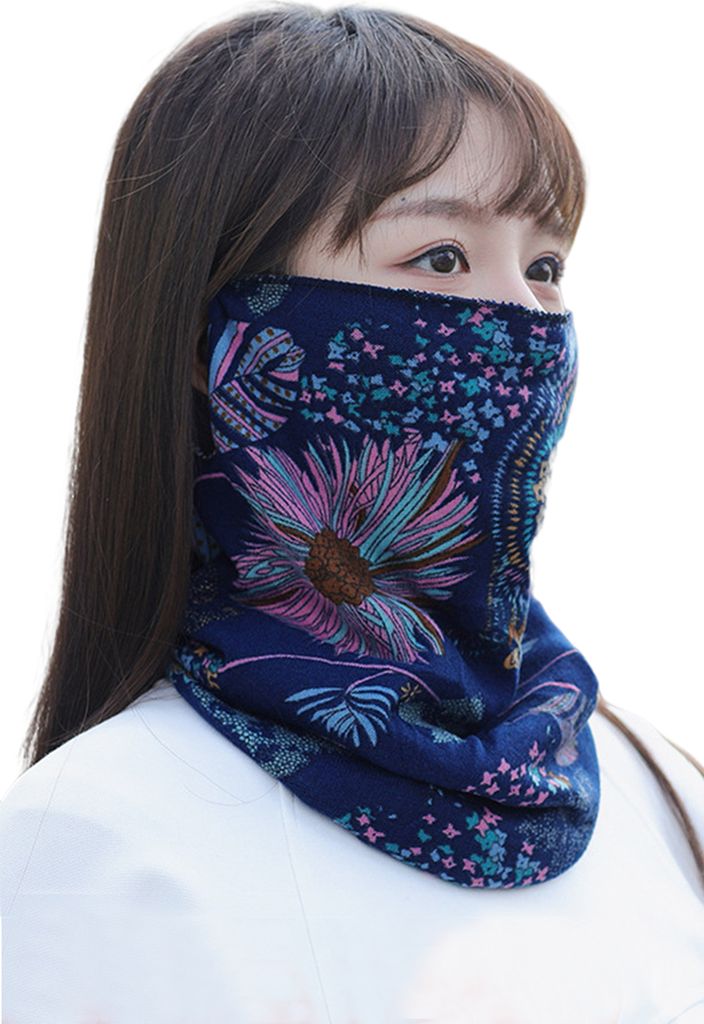 Gesichtsschutz für Radfahrer, Design mit Ohrhänger, Fleecefutter, winddicht, UV-Sonnenschutz, Outdoor-Sport, halber Gesichtsschutz, Nackenwärmer