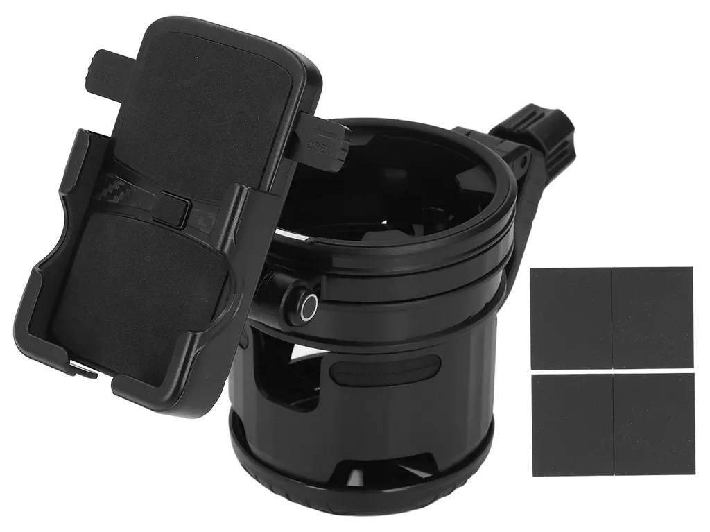 Porte-boisson 3-en-1 pliable pour vélo et tapis de course fixation 360