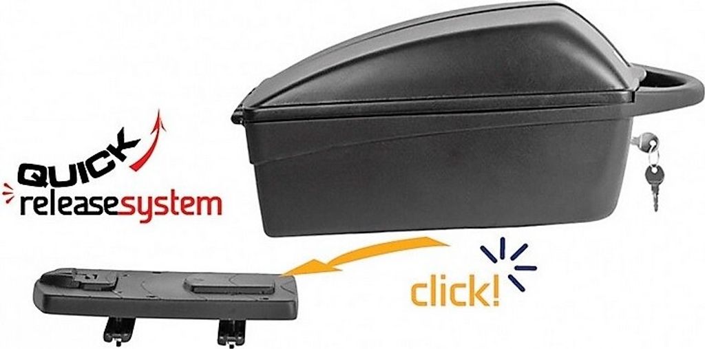 Polisport Gepaecktraeger- Box 12L Schnellverschluss Produktbild 5