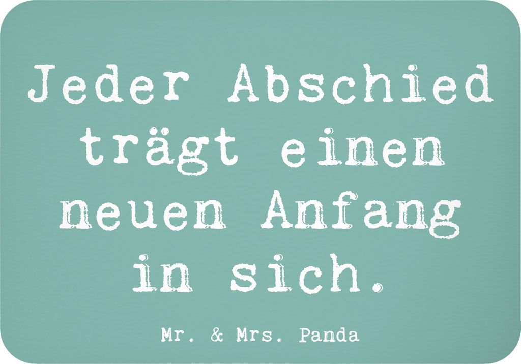 Mr. & Mrs. Panda magnet Spruch Verluste betrauern und loslassen - Meeresbrise - Geschenk, haftmagnet, neuer Anfang, bildmagnet, Kühlschrankmagnet,...