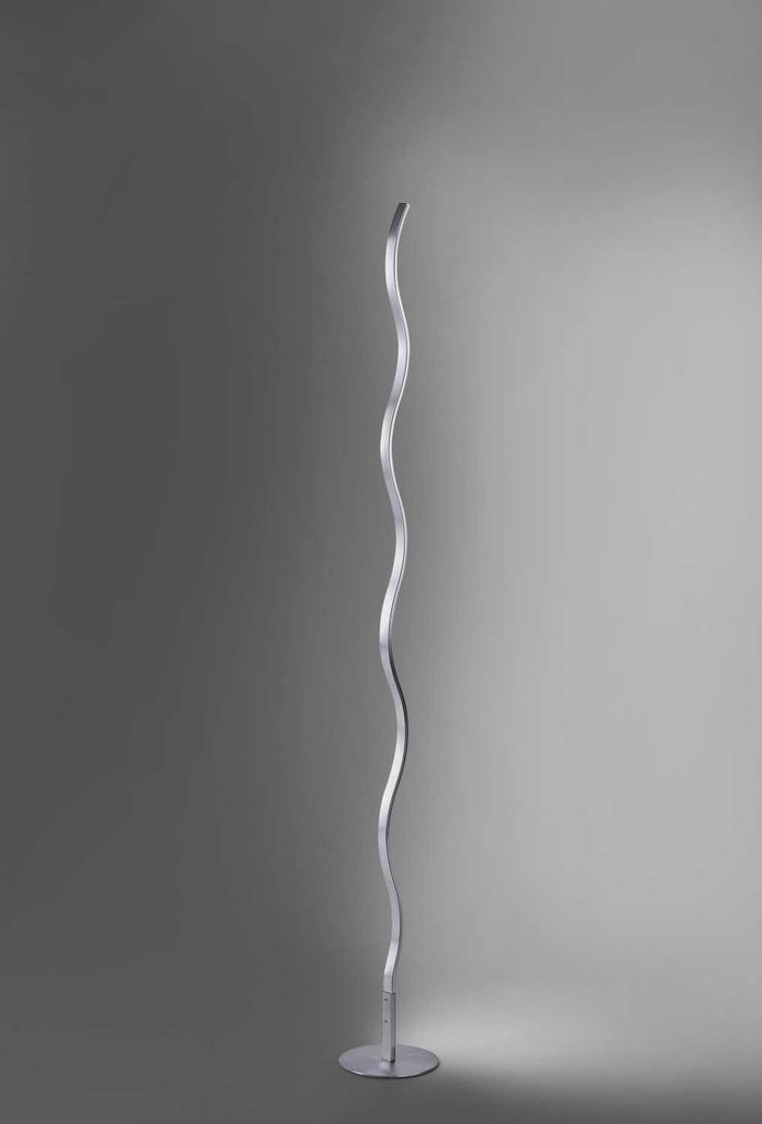 WAVE Leuchten Direkt Stehleuchte, stahl 1xLED-Board 12W Produktbild 