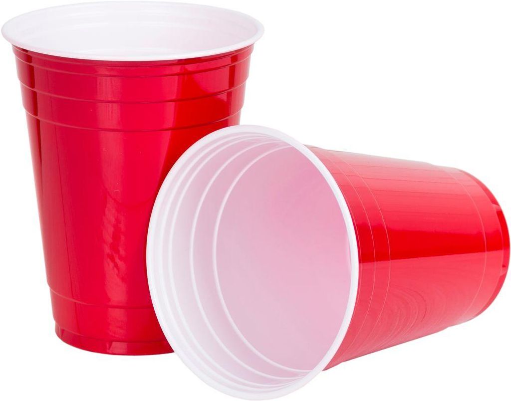 10 Trinkbecher rot "Red Cup" Produktbild 