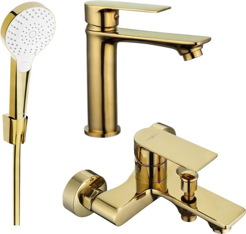 Mexen Royo R05 set da bagno, dorato - 72203R05-50 Immagine del prodotto 