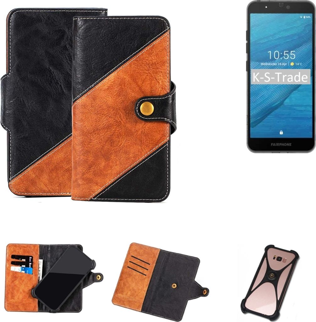 K-S-Trade Handyhülle Schutzhülle Bookstyle Case Wallet-Case Produktbild 