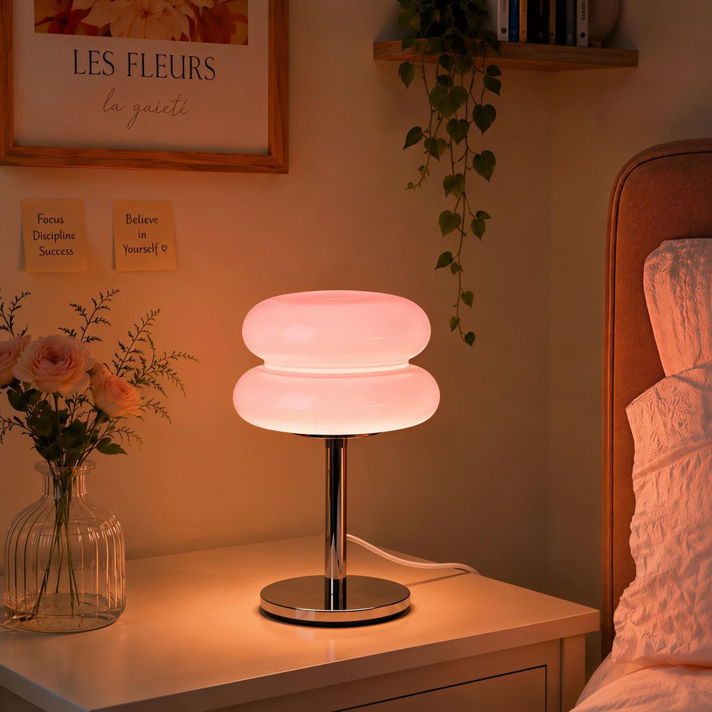 Nachttischlampen, LED Tischlampe, USB-Stecker, Dimmbare Produktbild 