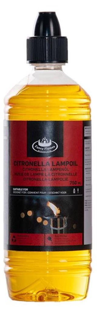 Esschert Design Brennstoffe Lampenöl Citronella in der Flasche 0,75 Liter