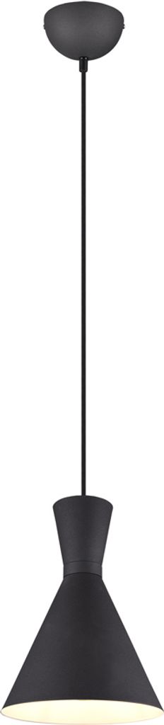 Lampadario ENZO E27 1x28 W nero opaco Immagine del prodotto 
