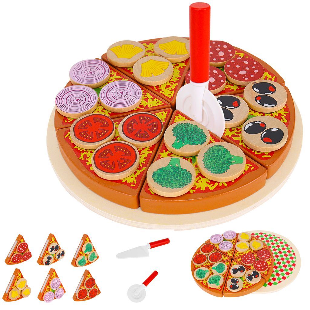 Eis Spielzeug Holz Kuchen Kaufladen Spielküche Lebensmittel Kinder Zubehör 