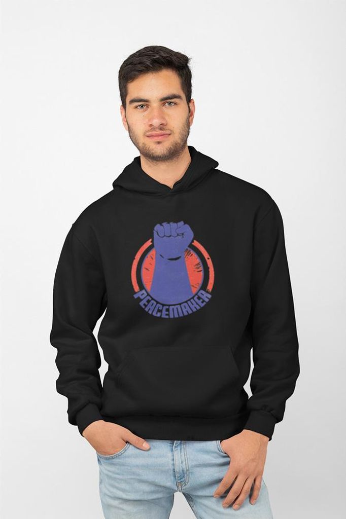 D&B Uni Hoodie MO00087 Peacemaker Schwarz-Größe L