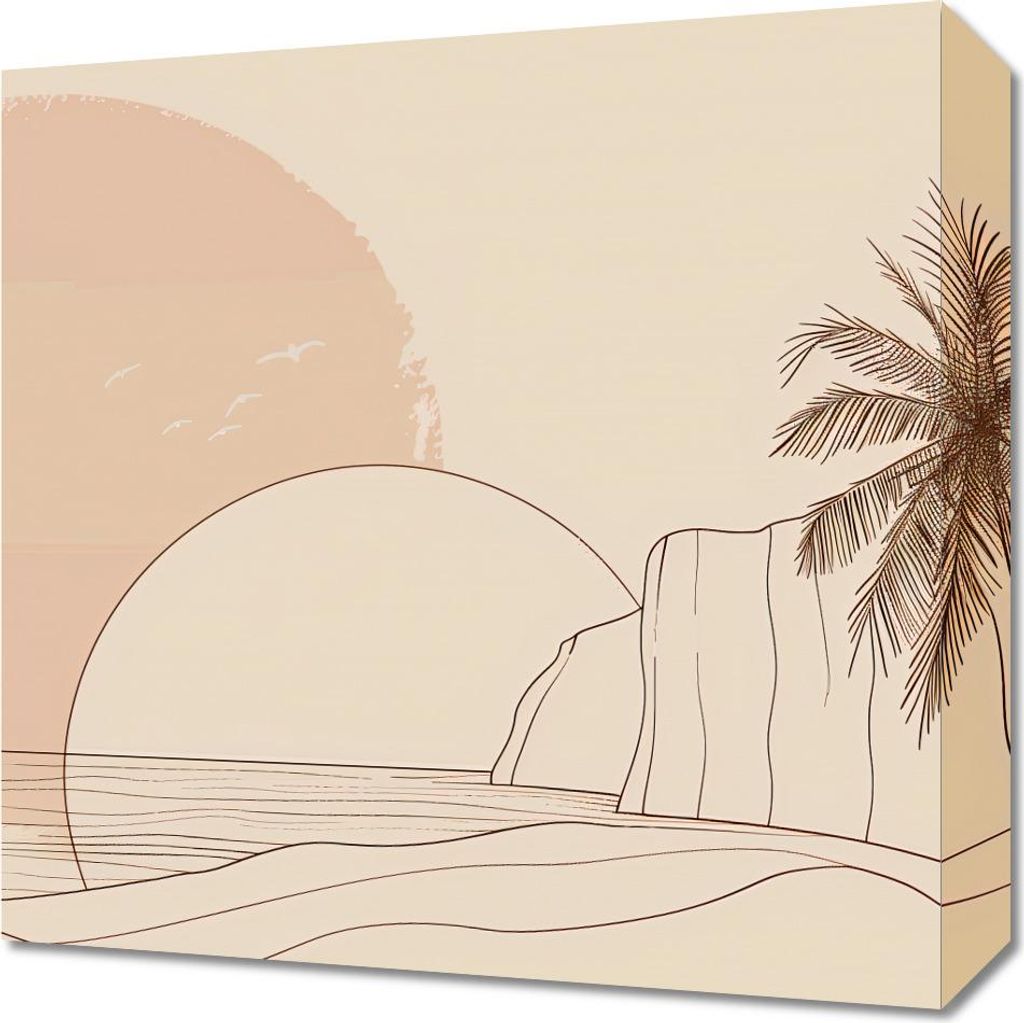 Bild 40x40cm Flüstern der Tropen