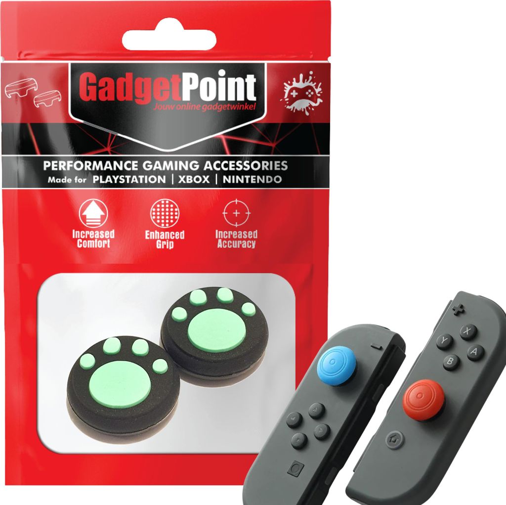 Thumbgrips - Thumb Grips voor Nintendo Switch Joy-Con Controllers - Gaming Thumbgrips - Performance Anti-Slip Thumbsticks - Bescherming Accessoires...