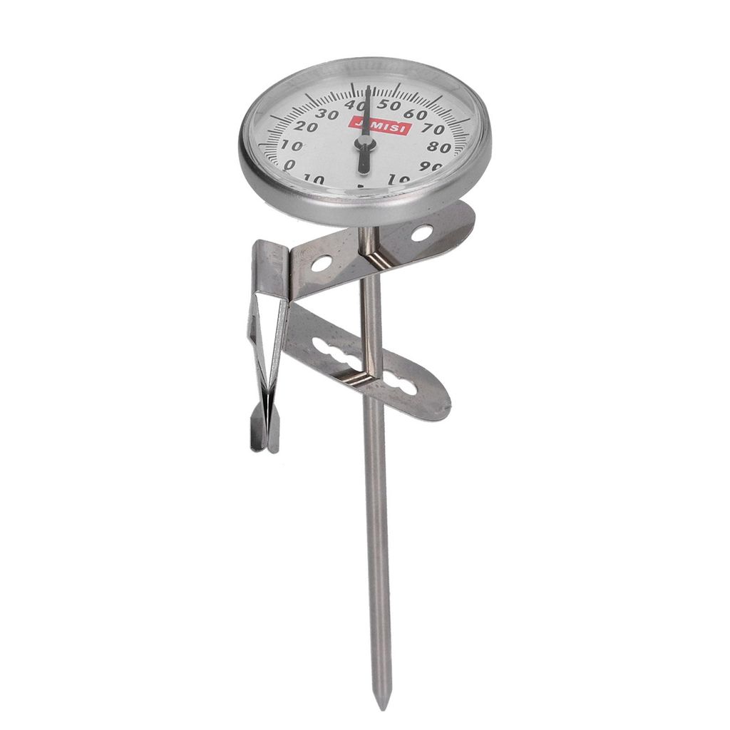 Kaffeethermometer aus Edelstahl, Lebensmittelthermometer für die Milchzubereitung in Küche und Restaurant