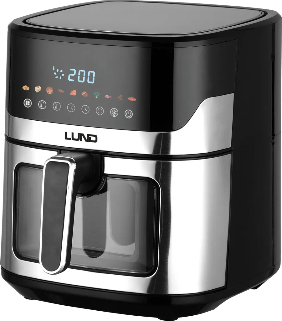 Friggitrice ad Aria 1600W 6,5L in Acciaio Inox - Offerta Famiglia