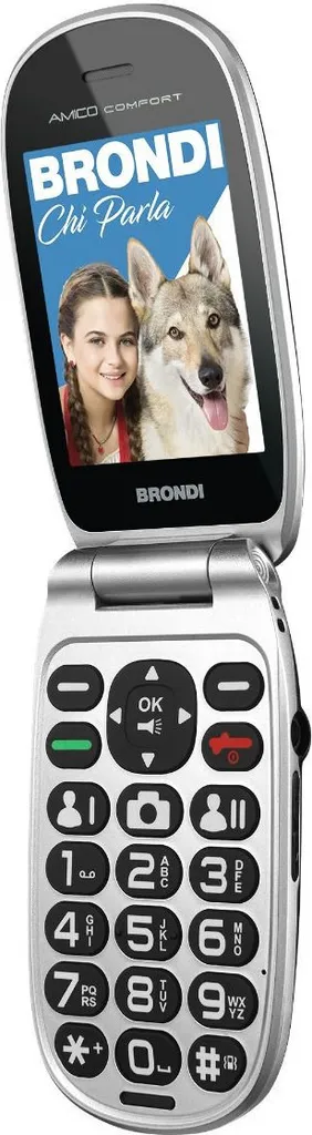Brondi Amico Comfort Noir : Fini les touches trop petites sur mobile