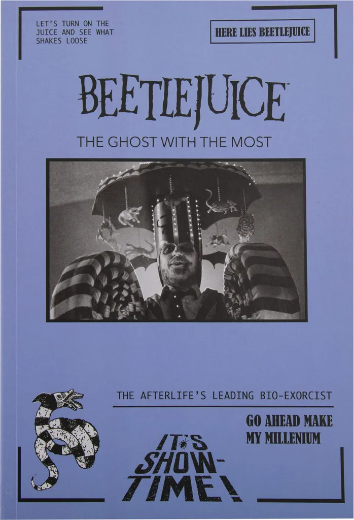 Carnet de Notes Beetlejuice pour l'École ou le Bureau - A5 160 Pages